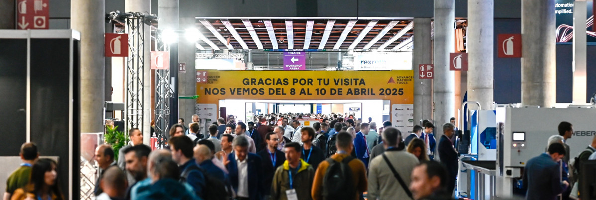 La feria de la mu00e1quina herramienta de Barcelona, AMT 2025, celebraru00e1 su segunda ediciu00f3n del 8 al 10 de abril